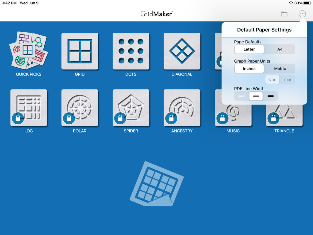 Grid Maker app creates unlimited graph paper