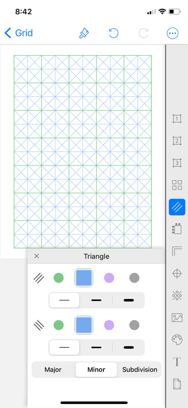 Grid Maker app grid place axes graph paper